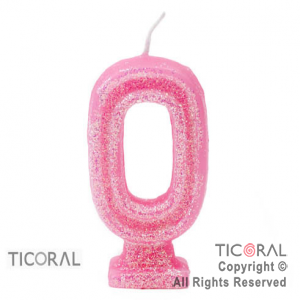 VELA HS2877-0 NUMERO 0 ROSA C/GIBRE x 1